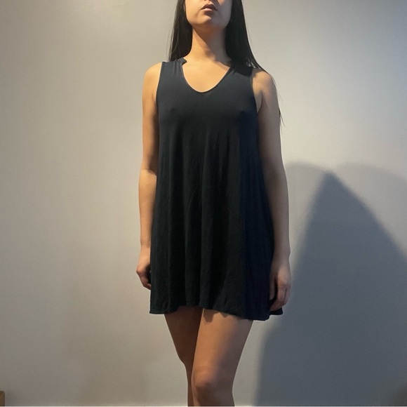 ๐: American Eagle Womenโs Mini Dres, Medium, Dark Blue ๐ - Picture 3 of 10